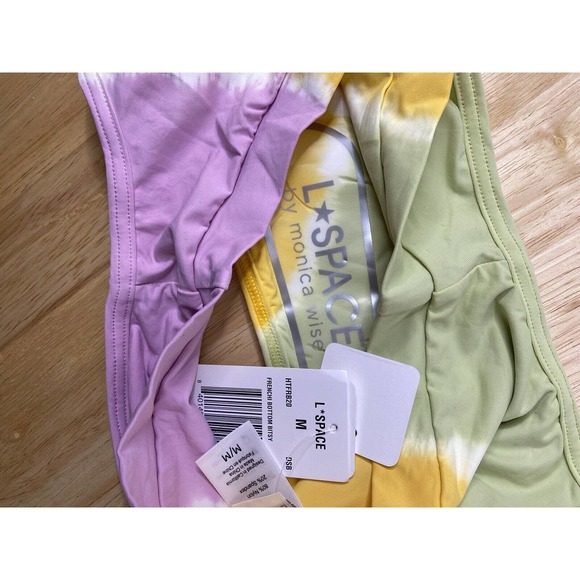 NWT L*Space Womens Frenchi Printed High Waisted Bikini Bottoms Size Medium‎ $110 - Picture 11 of 11